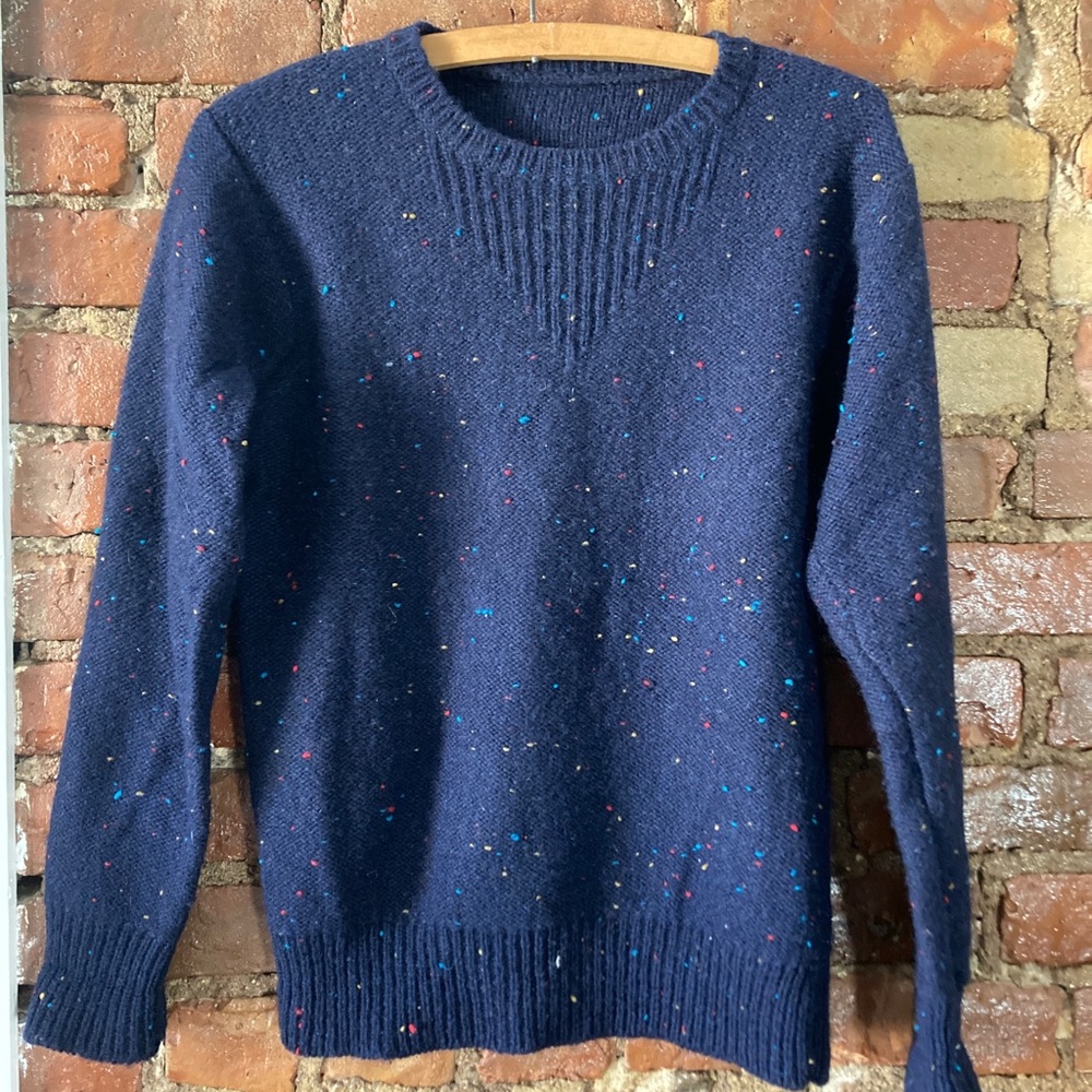 100% Wool Hand knit sweater
